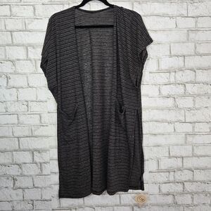 NWT LIB New York kimono black jersey